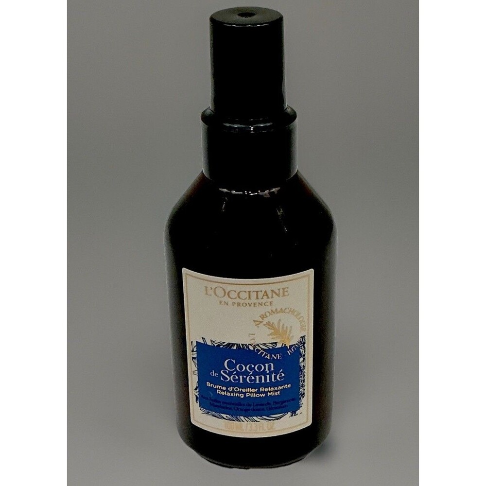 L’Occitane Cocon de Sérénité Pillow Mist 3.3 oz HTF Aromachologie Spray NEW